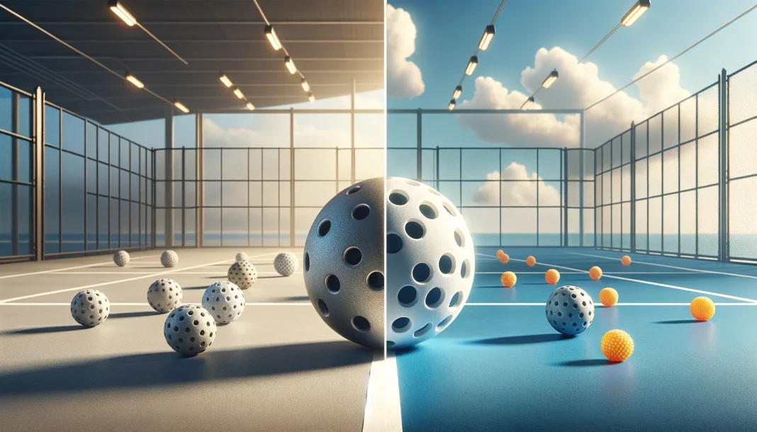 Differences Between Indoor and Outdoor Pickleball Balls
