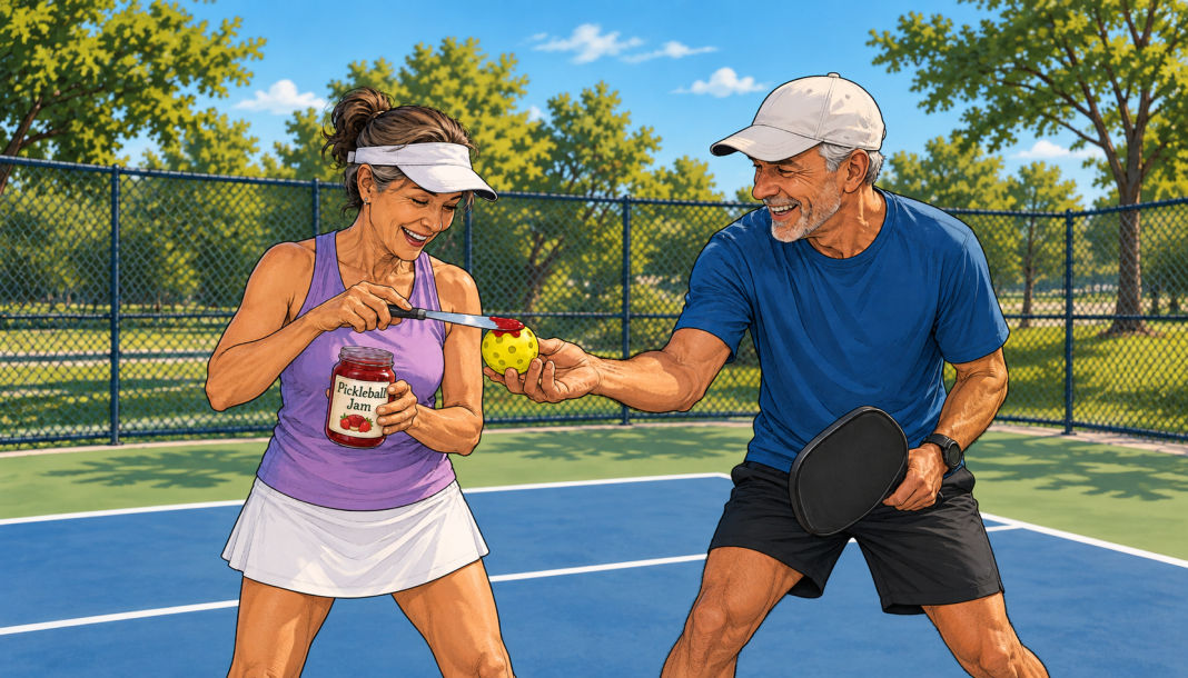 The Jam Shot Builder: Learn to Attack the Awkward Spot Between Forehand and Backhand